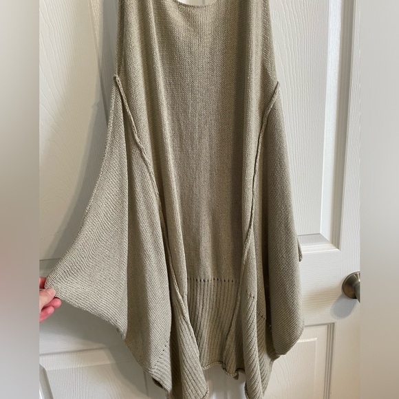 Sheer knit boho steampunk tank dress - Picture 9 of 11